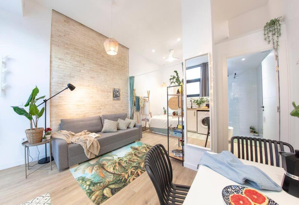 Al5 Seaside Bliss-Stylish Loft Steps From Malvarrosa Valência Exterior foto